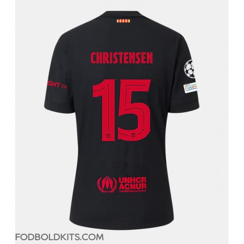 Barcelona Andreas Christensen #15 Udebanetrøje 2024-25 Kortærmet